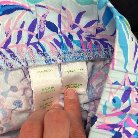 NWT lily pulitzer Bal Harbor Palazzo in Blue Oasis - Picture 4 of 7